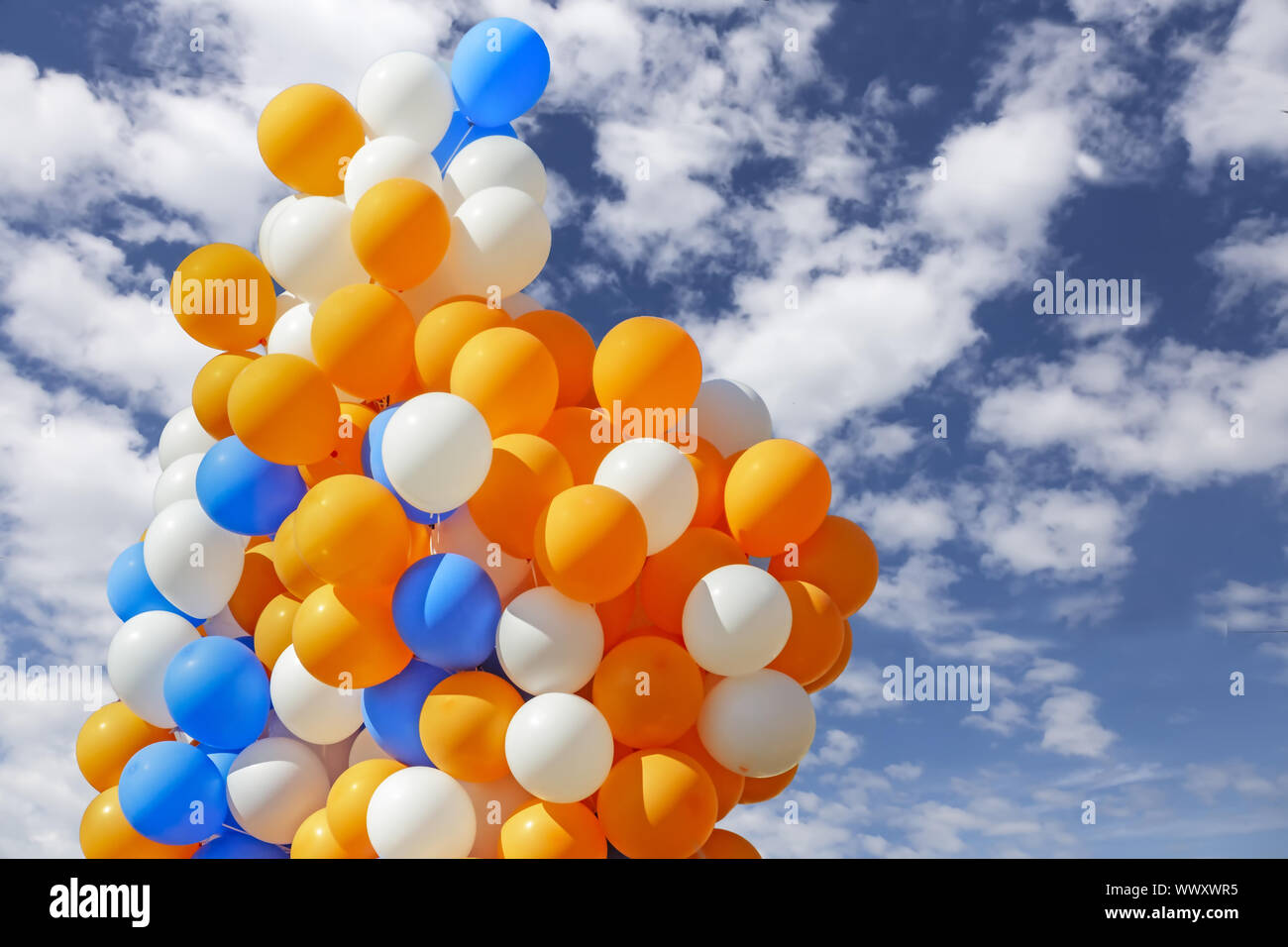 Bellissimi palloncini, decorazione per la vacanza. Foto Stock