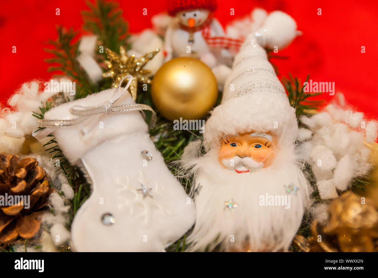 Motif per scheda di Natale Natale Foto Stock