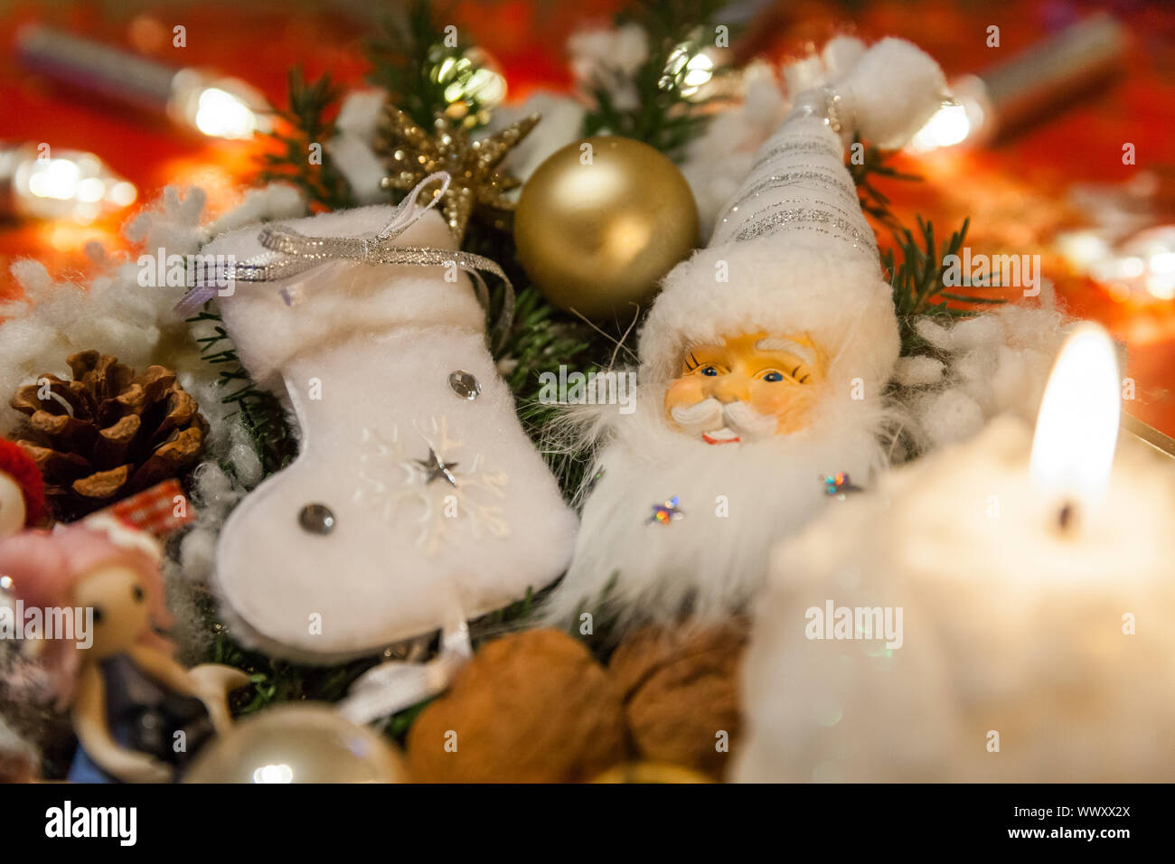 Motif per scheda di Natale Natale Foto Stock