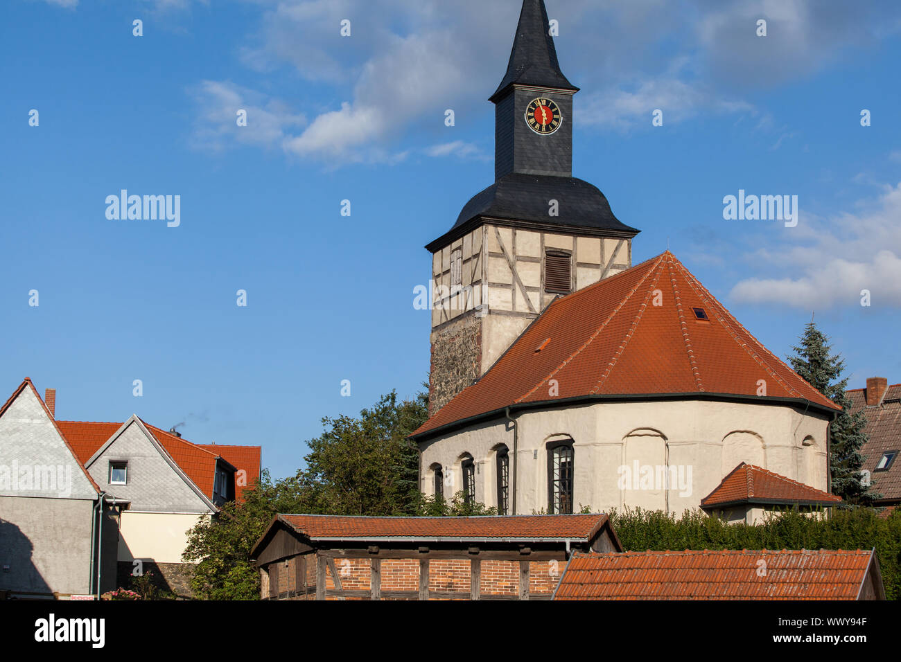 Chiesa Braunschwende nelle montagne Harz Foto Stock