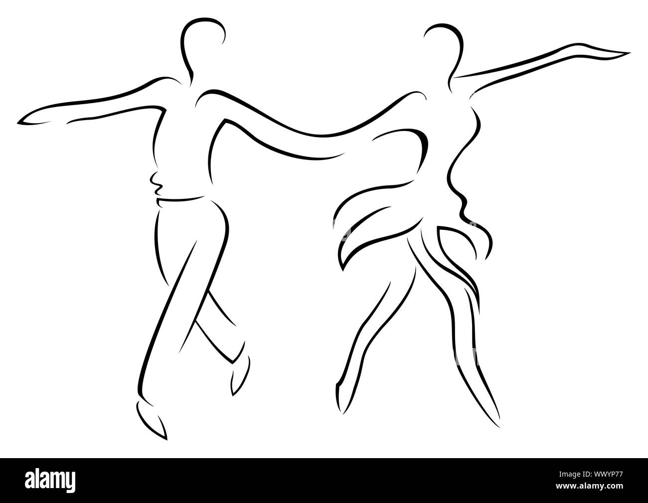 ChaCha ballerini Foto Stock