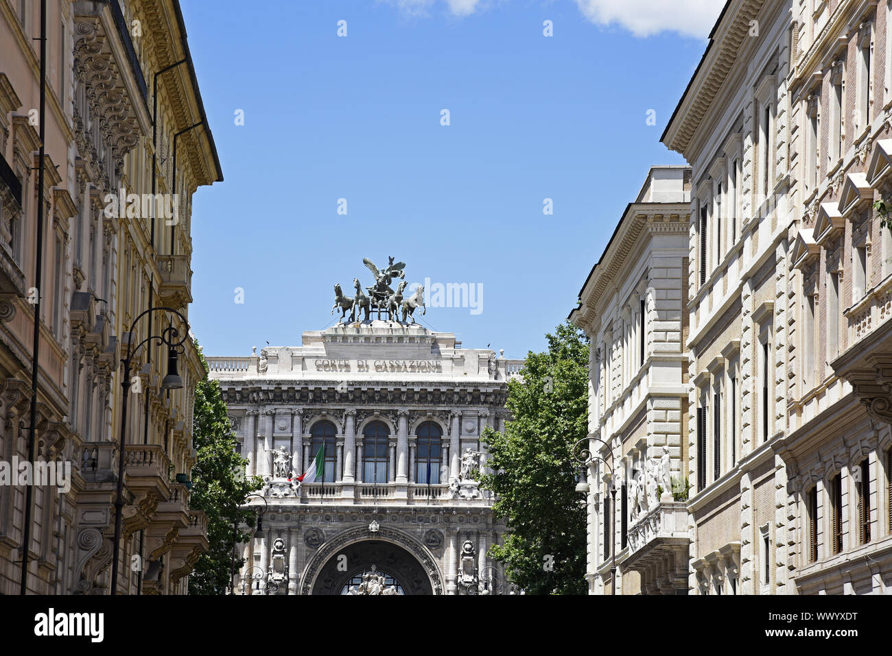 Corte di Cassazione, il Palazzo di Giustizia, Roma, Italia, Europa Foto Stock
