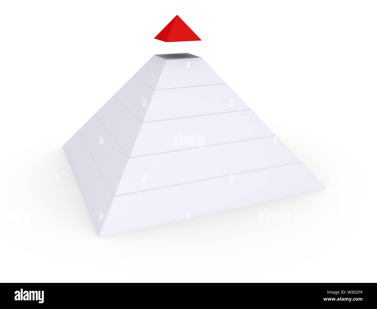 Completando la piramide Foto Stock