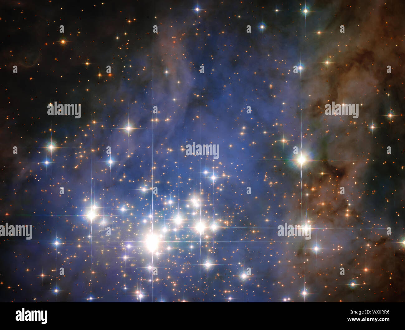 Star galassie dell'universo. Foto Stock