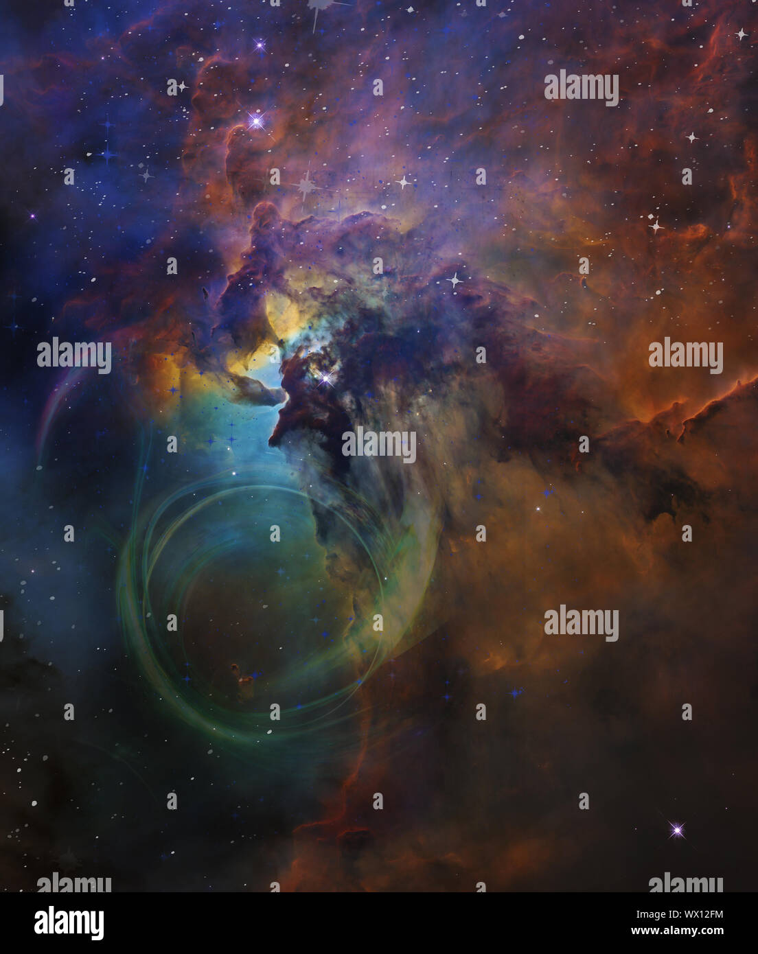 Star galassie dell'universo. Foto Stock