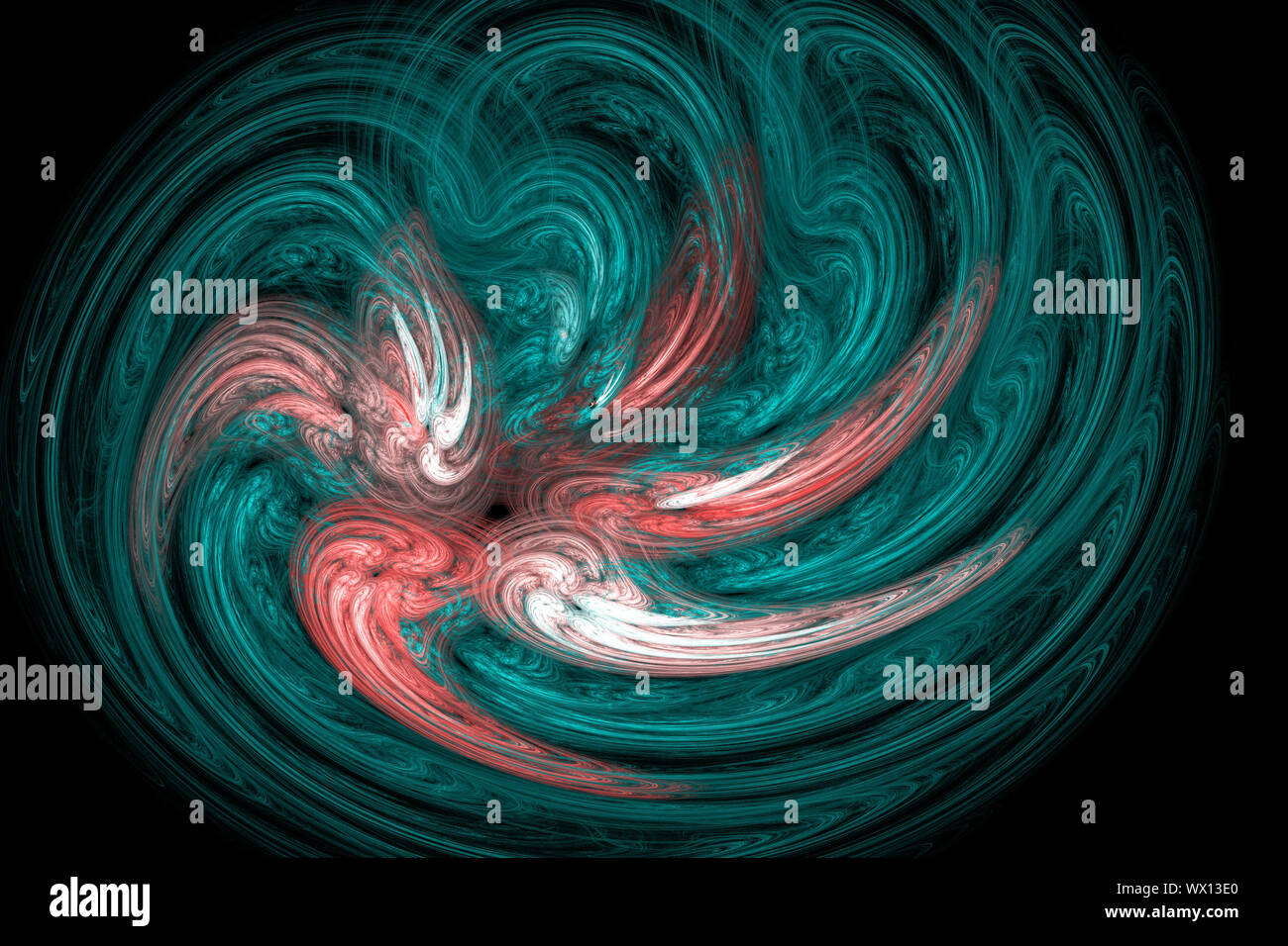 Immagine astratta : fractal vortex. Foto Stock