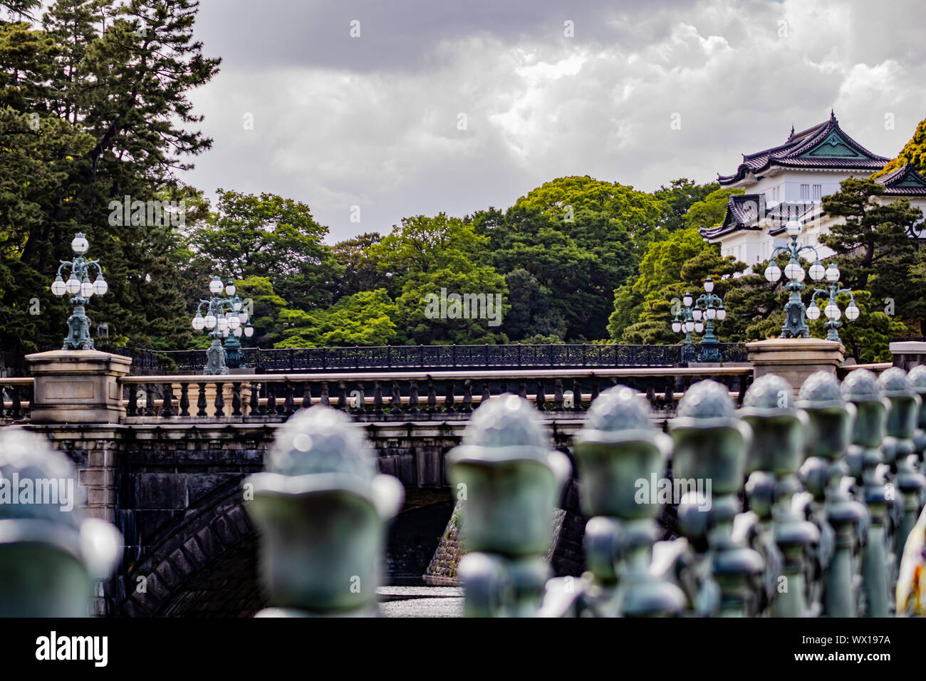 Palazzo imperiale, Giappone, Tokyo Foto Stock