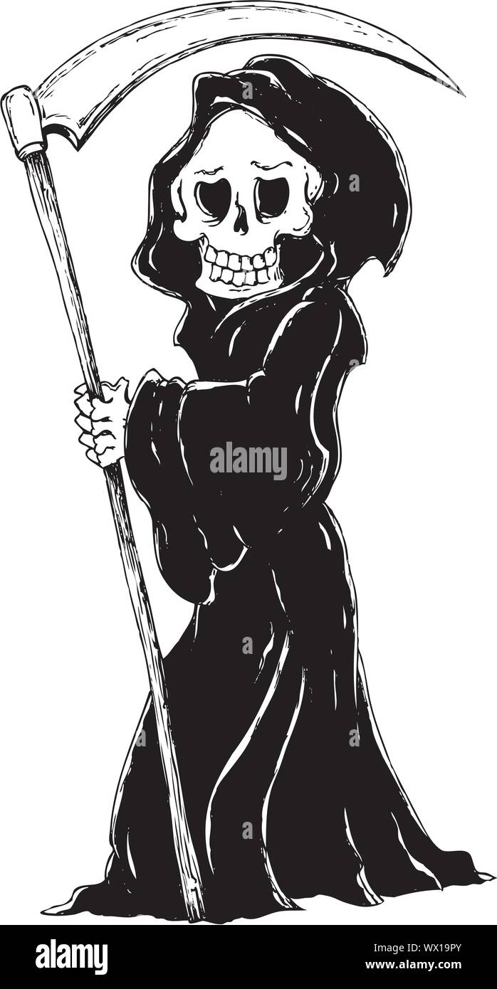 Grim Reaper Tema immagine 4 Illustrazione Vettoriale