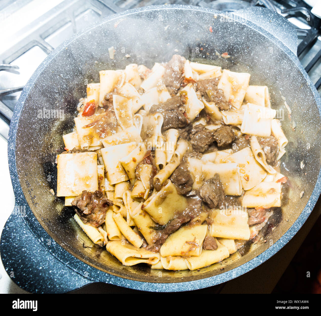 Pasta genovese, napoletano ricetta Foto Stock