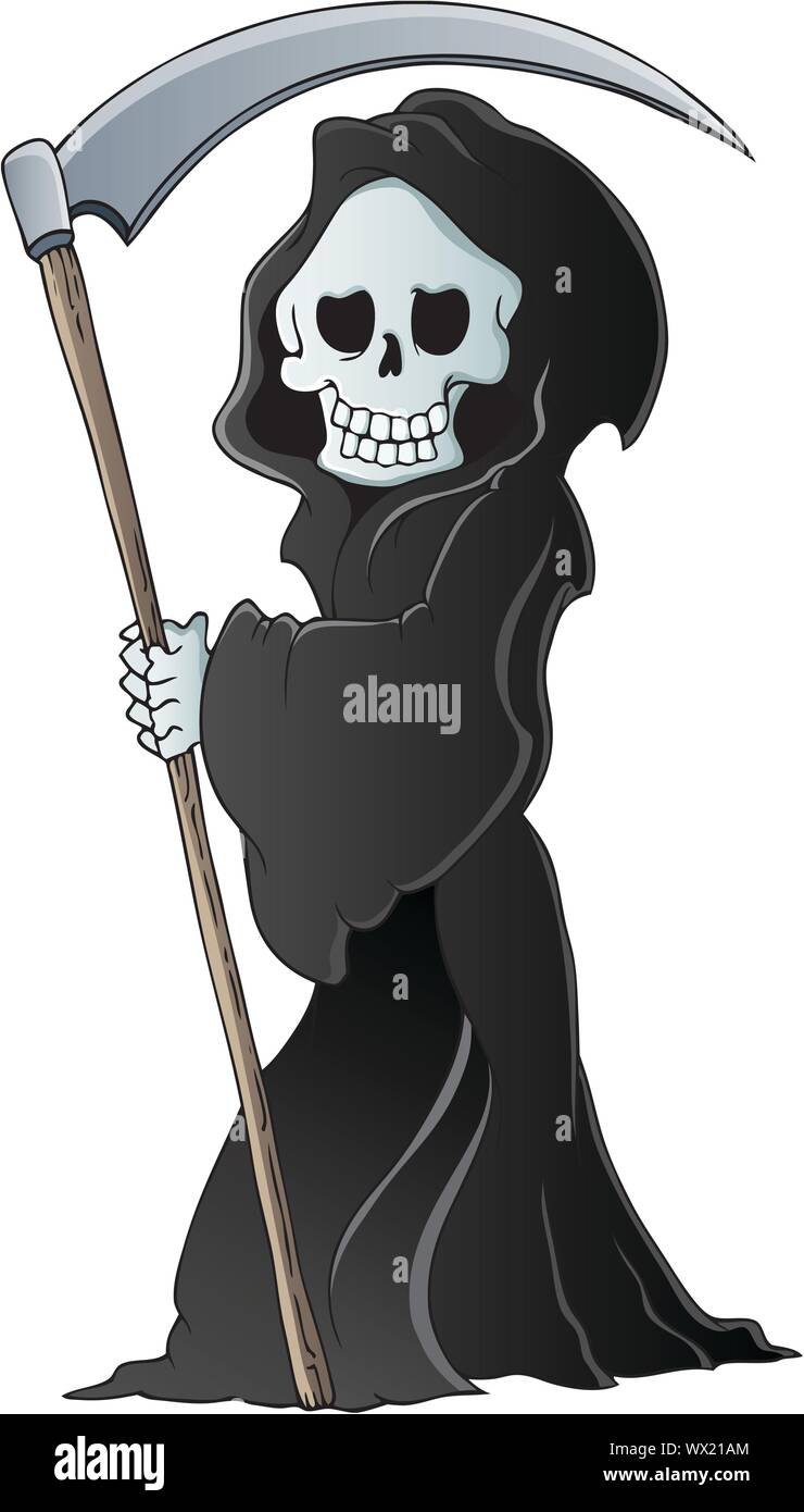 Grim Reaper Tema immagine 3 Illustrazione Vettoriale