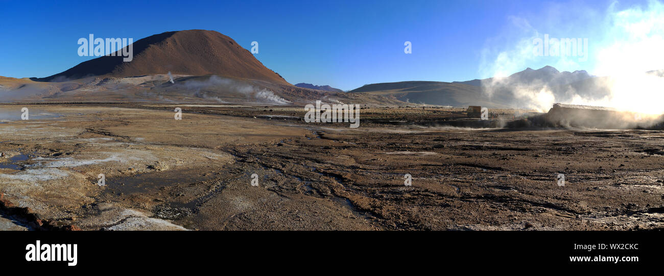 Campo di Geysir El Tatio in Cile Foto Stock Campo di Geysir El Tatio in Cile Foto Stock