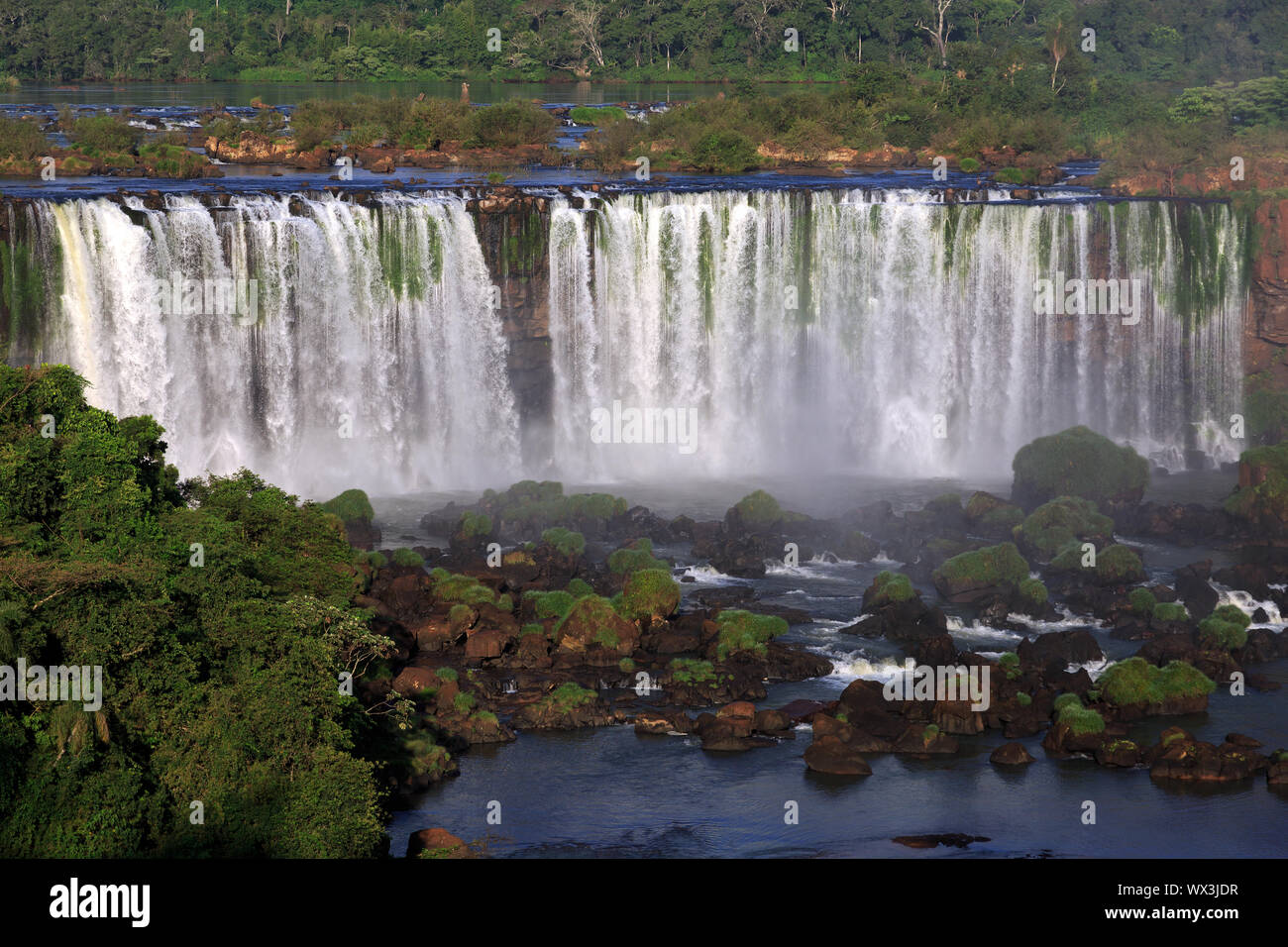 Cascate di Iguazu Foto Stock