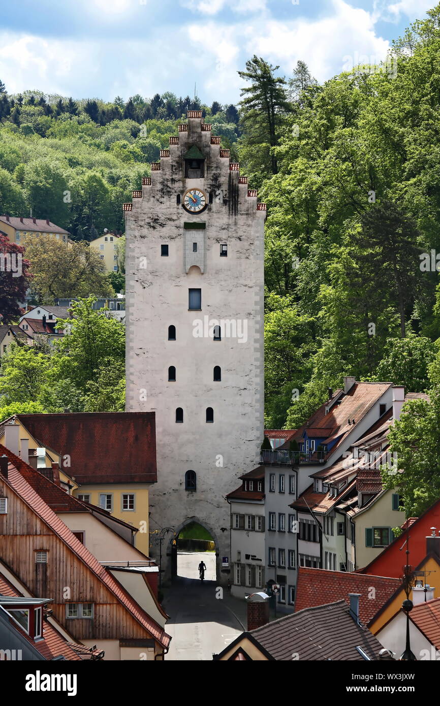 Ravensburg è una città in Germania con molti luoghi di interesse storico Foto Stock