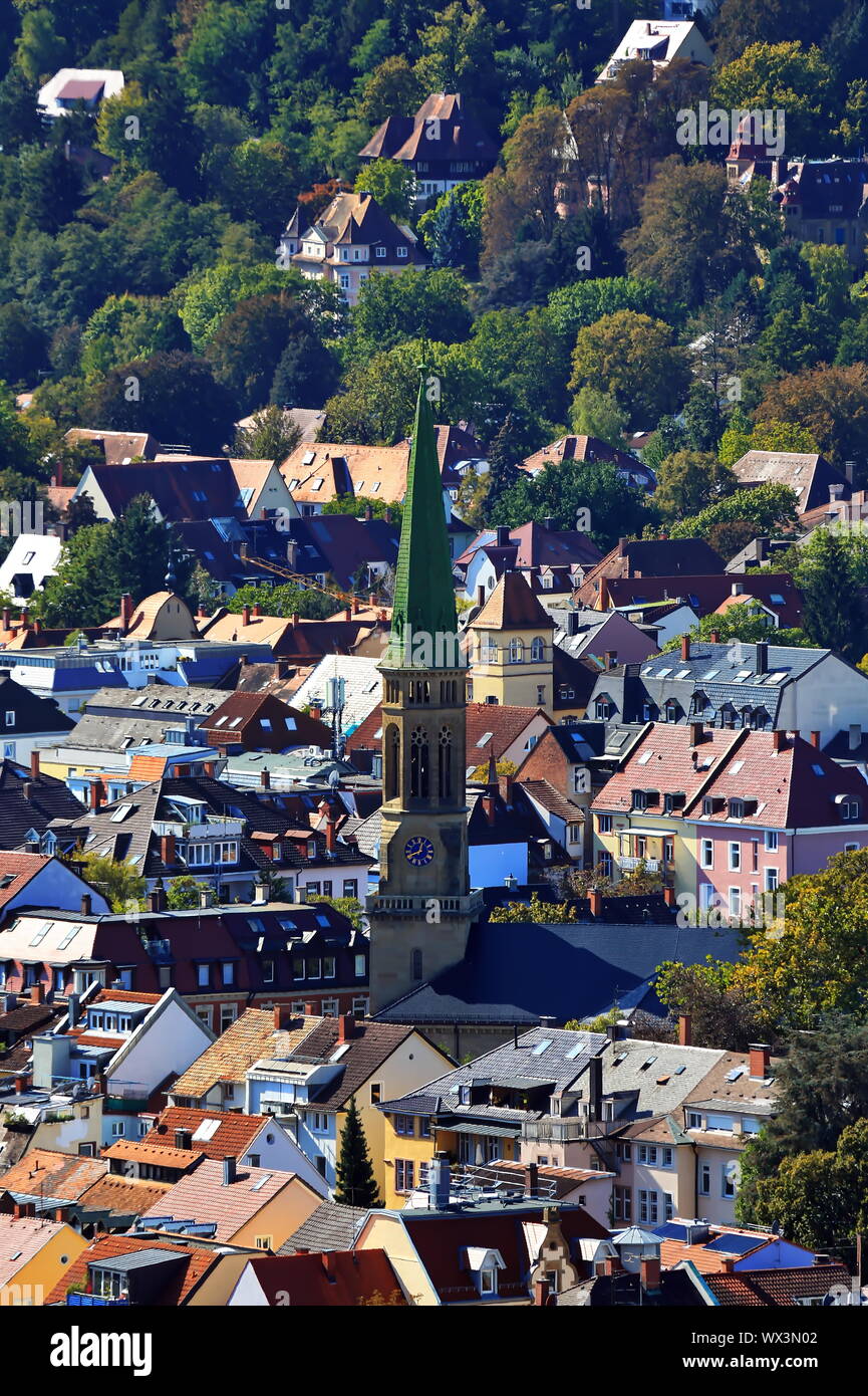 Friburgo è una città in Germania con molti luoghi di interesse storico Foto Stock