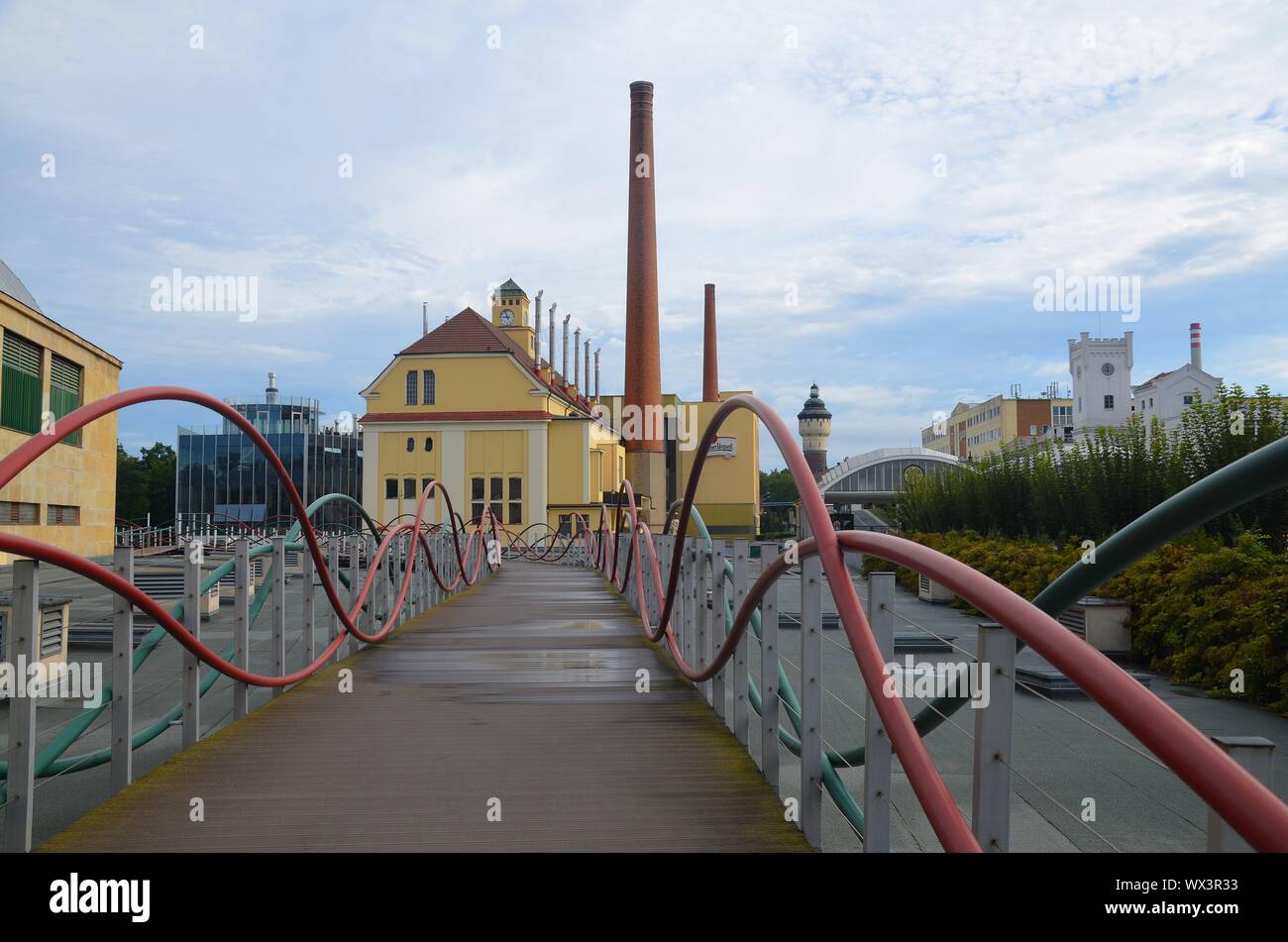 Pilzen (Pilsen), Tschechien: die Prazdroj-Brauerei Foto Stock