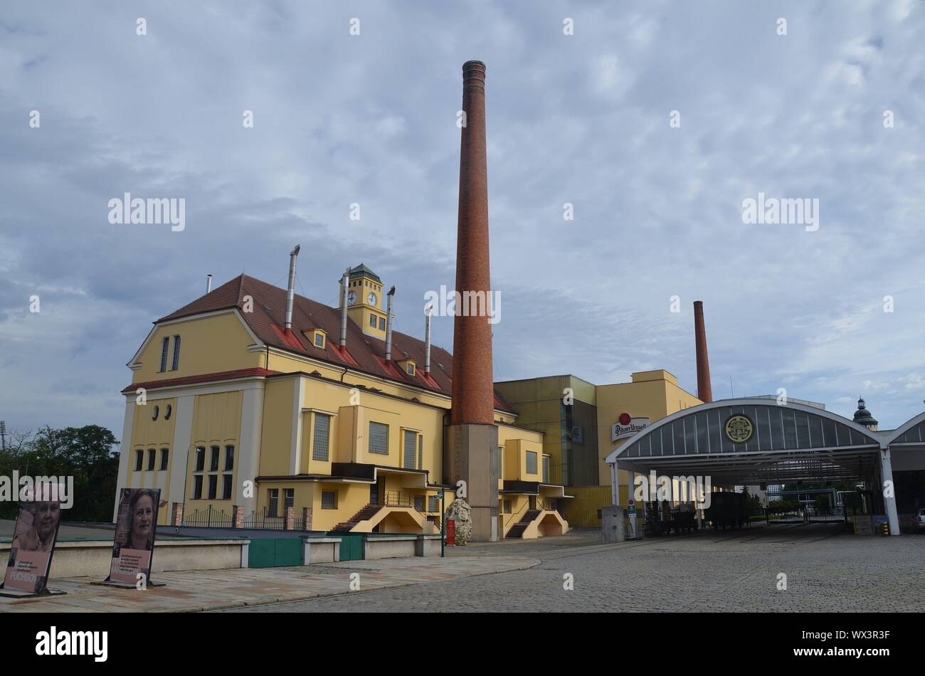 Pilzen (Pilsen), Tschechien: die Prazdroj-Brauerei Foto Stock