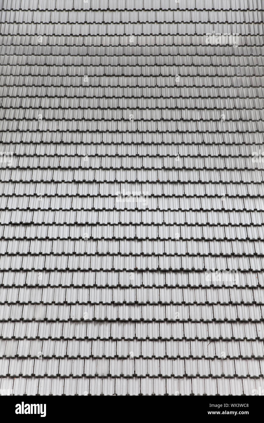 Moderne tegole del tetto Foto Stock