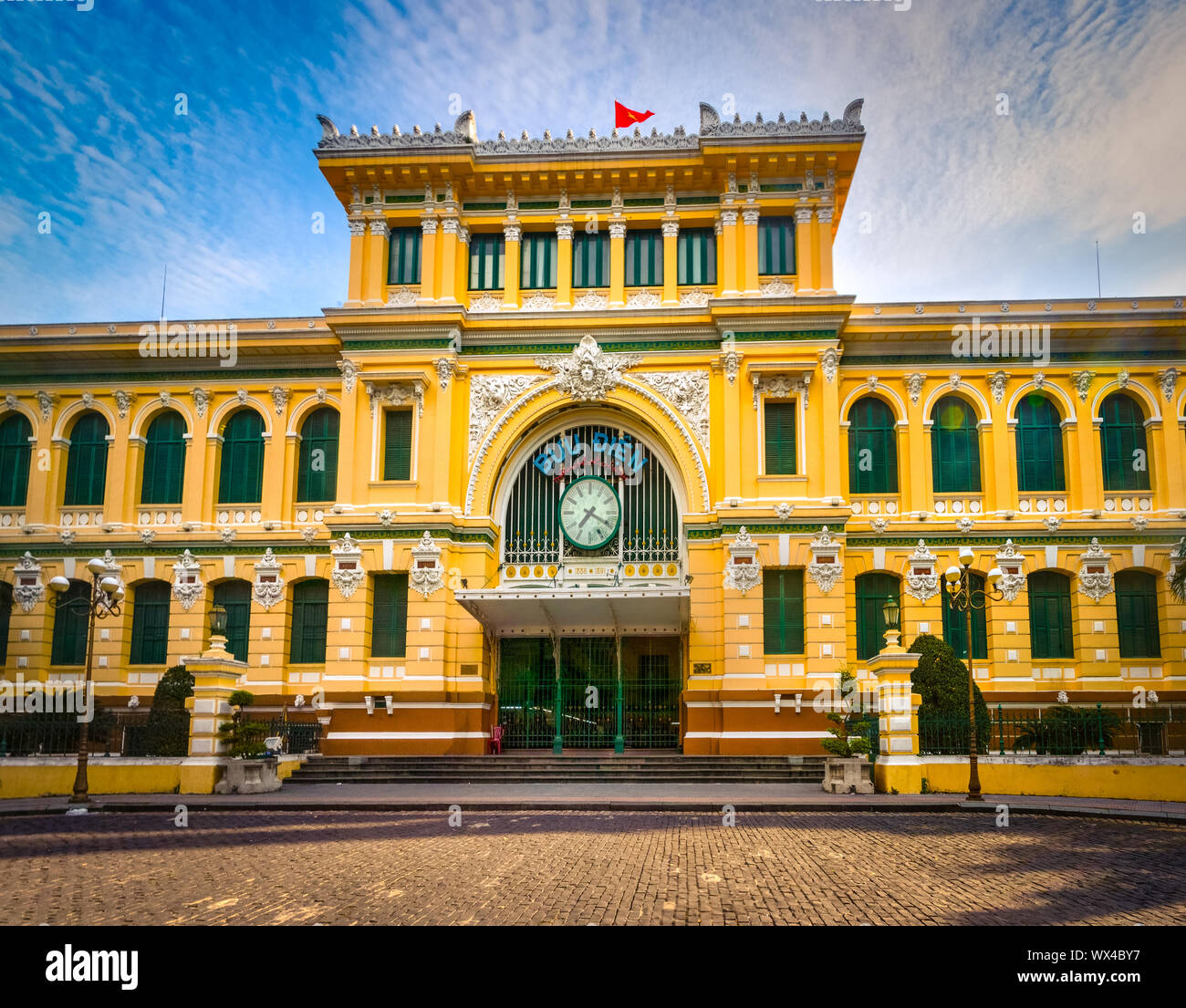 Saigon Central Post Office, Vietnam Foto Stock