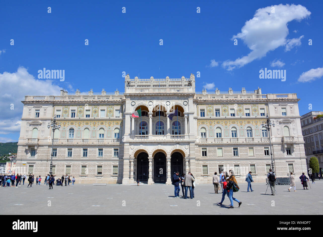 Governament Palace, il Palazzo del Governo, Trieste, Italia, Europa Foto Stock