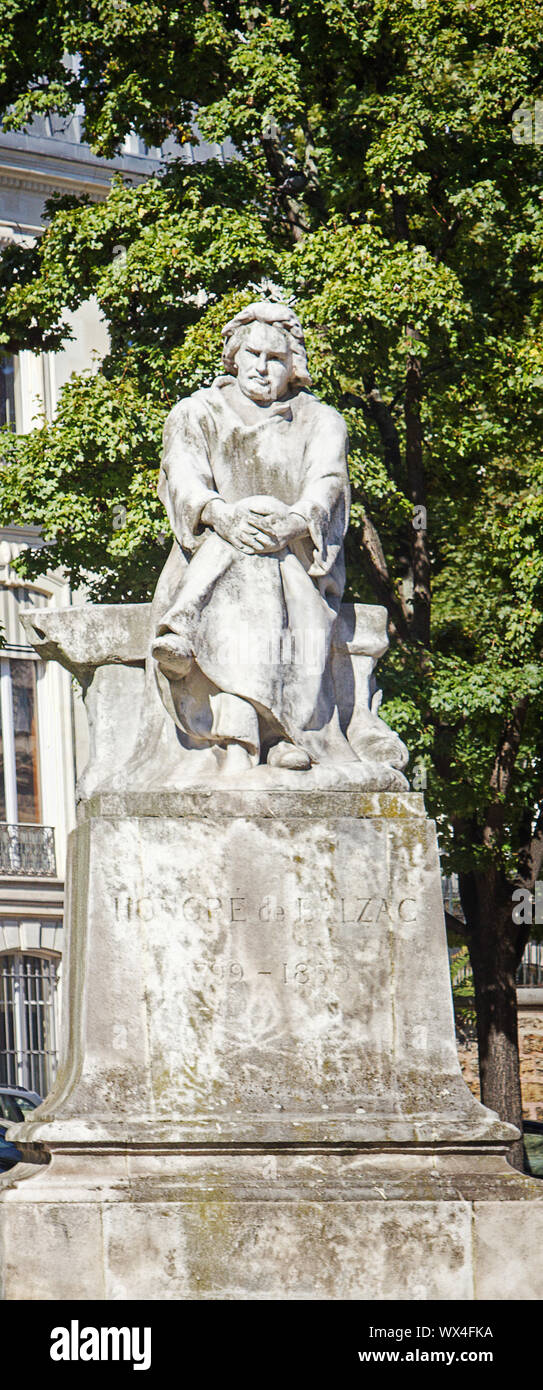 Francia, Parigi un monumento all'homme de lettres Honorй de Balzac, bellettristica Foto Stock