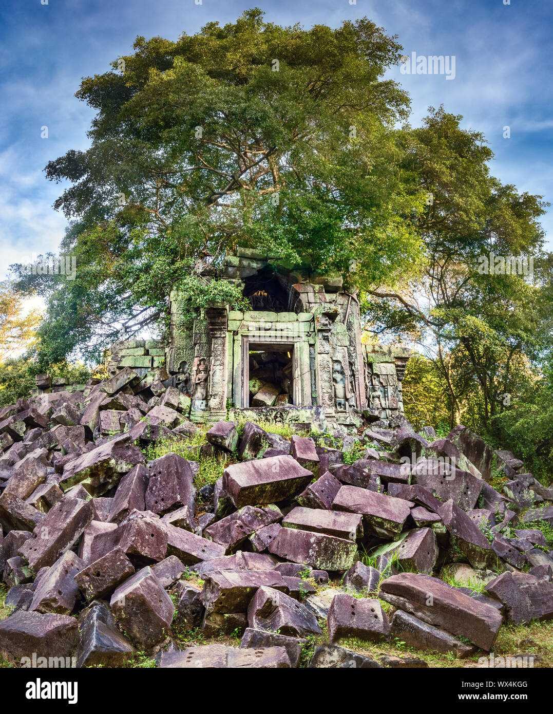 Beng Mealea o Bung Mealea tempio. Siem Reap. Cambogia Foto Stock