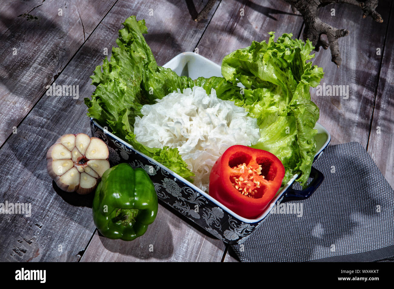 Cavolo e verdure Foto Stock