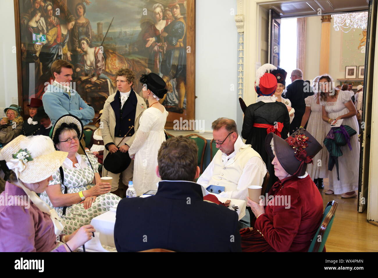 Festival Fayre, Jane Austen Festival, Guildhall, bagno, Somerset, Inghilterra, Gran Bretagna, Regno Unito Regno Unito, Europa Foto Stock