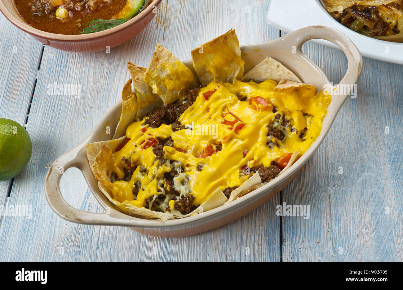 Cowboy tex-mex Casseruola Foto Stock