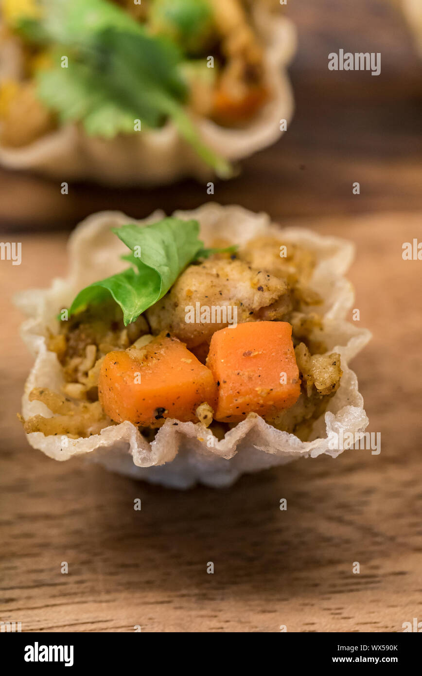 insalata di pollo Foto Stock