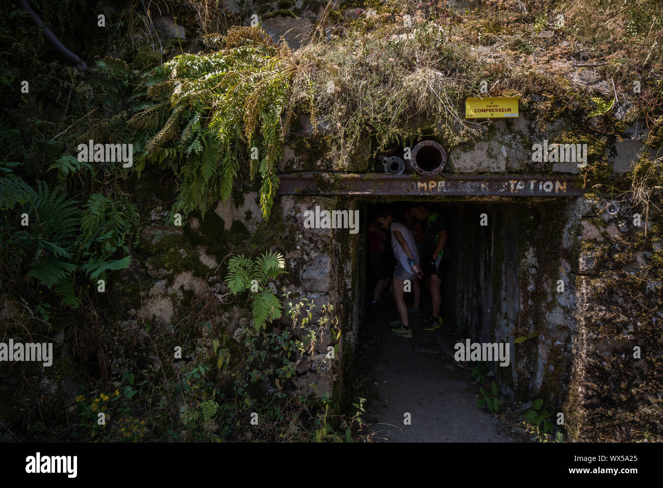Alsace Mountain vogesen guerra mondiale una memorial rovine Foto Stock
