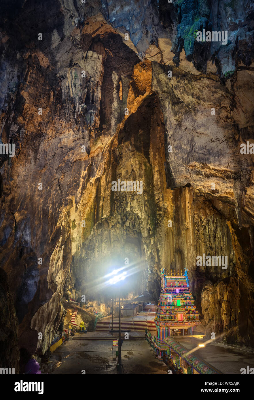 All'interno di Grotte Batu. Malaysia Foto Stock