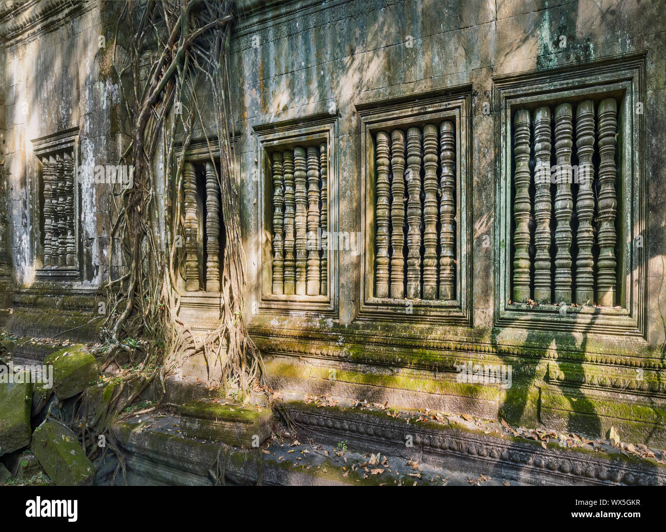 Beng Mealea o Bung Mealea tempio. Siem Reap. Cambogia Foto Stock