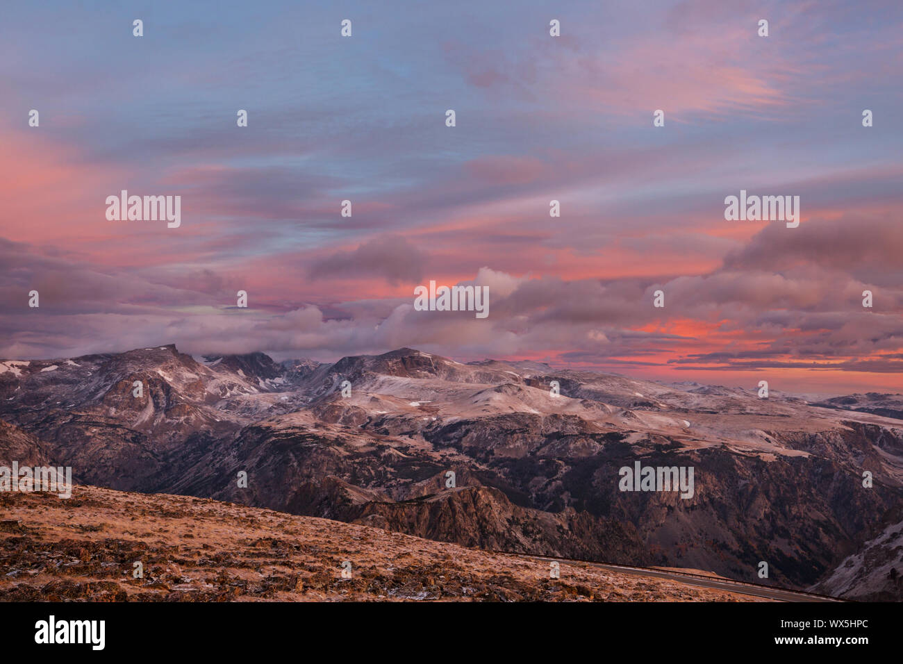 Beartooth pass Foto Stock