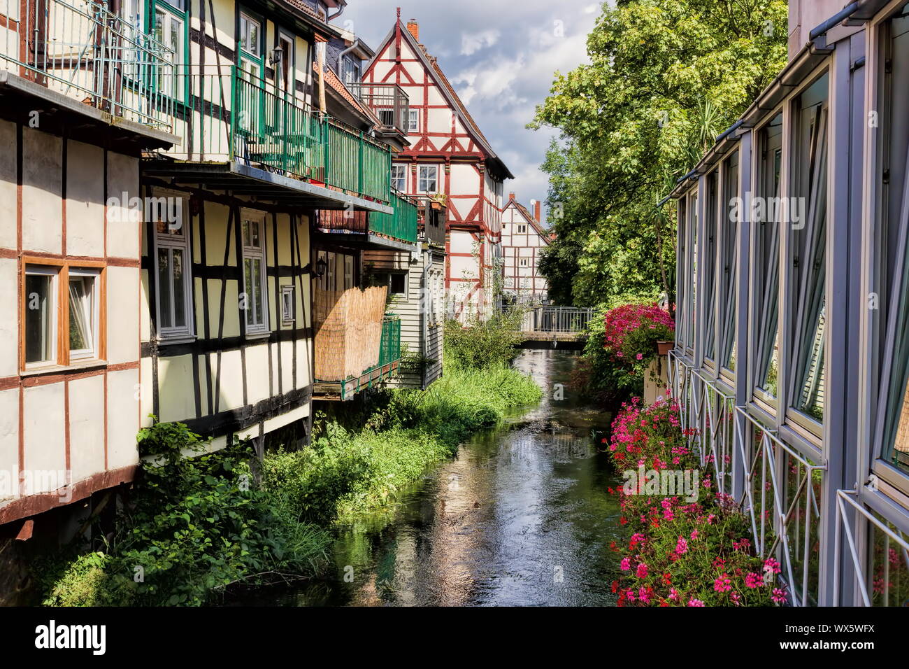 Salzwedel, idillio di vita Foto Stock