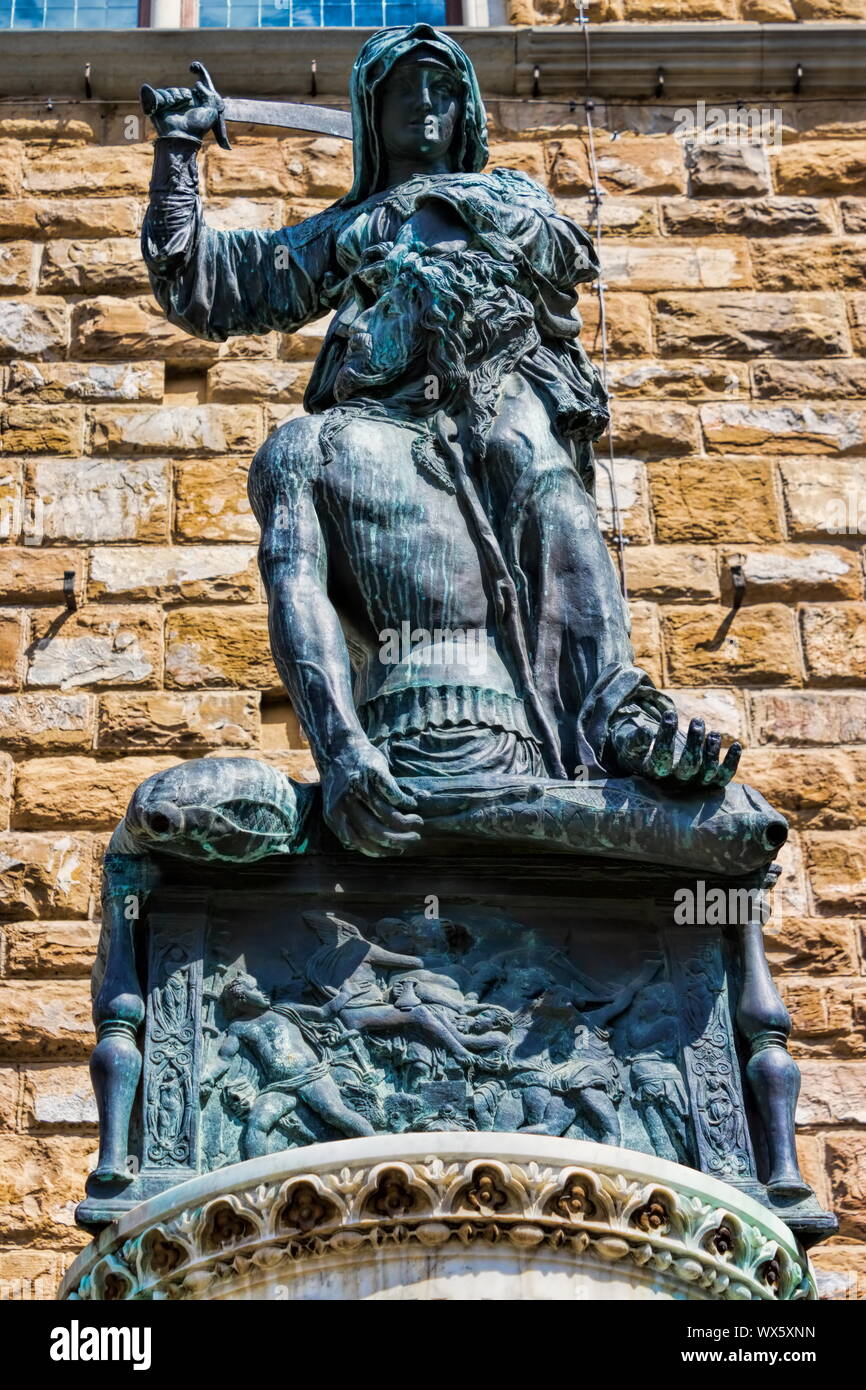 Firenze, Judith beheads Oloferne Foto Stock