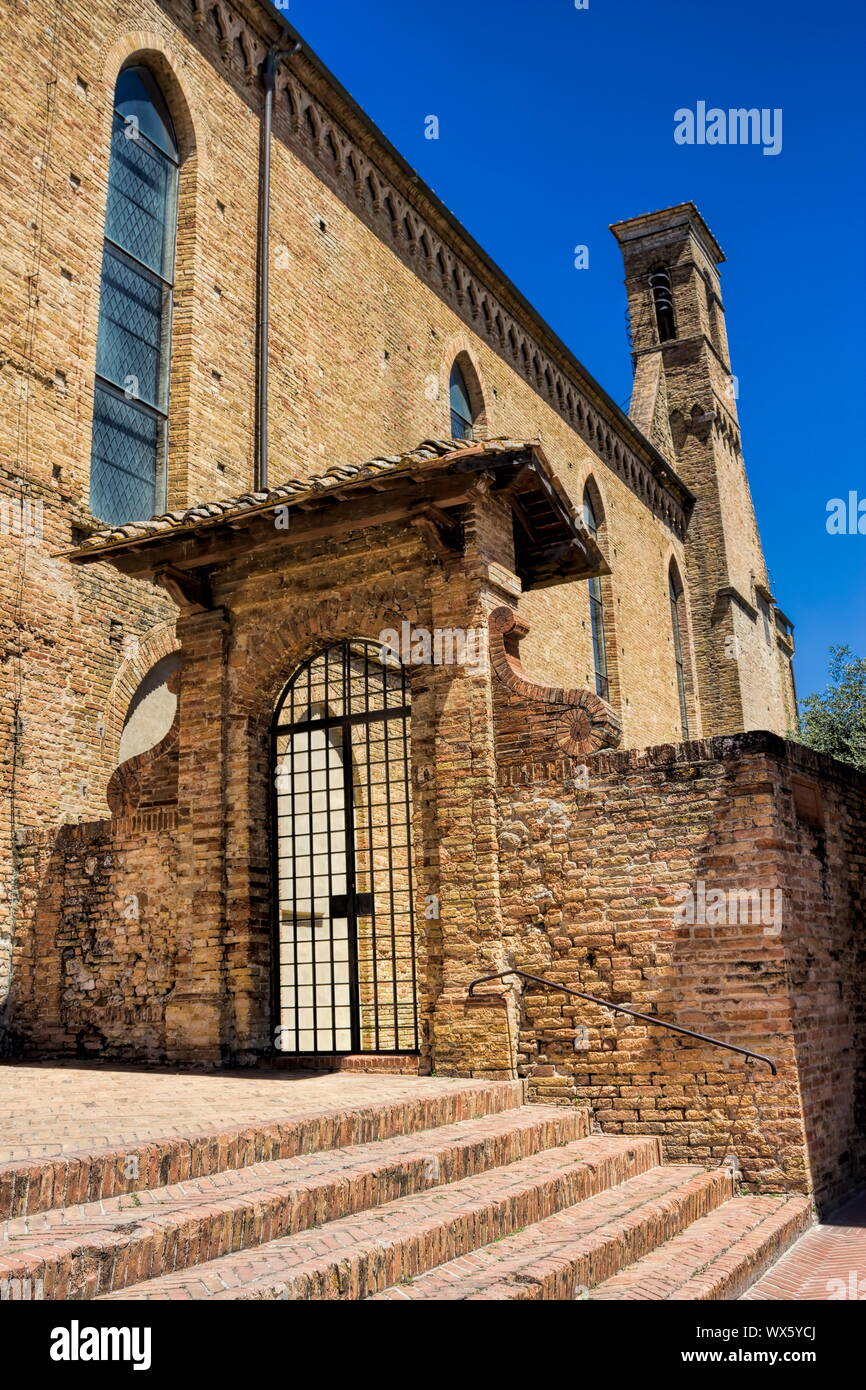 San Gimignano, Sant Agostino Foto Stock