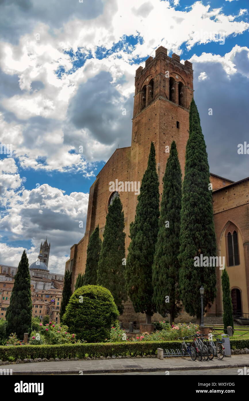 Siena, San Domenico Foto Stock