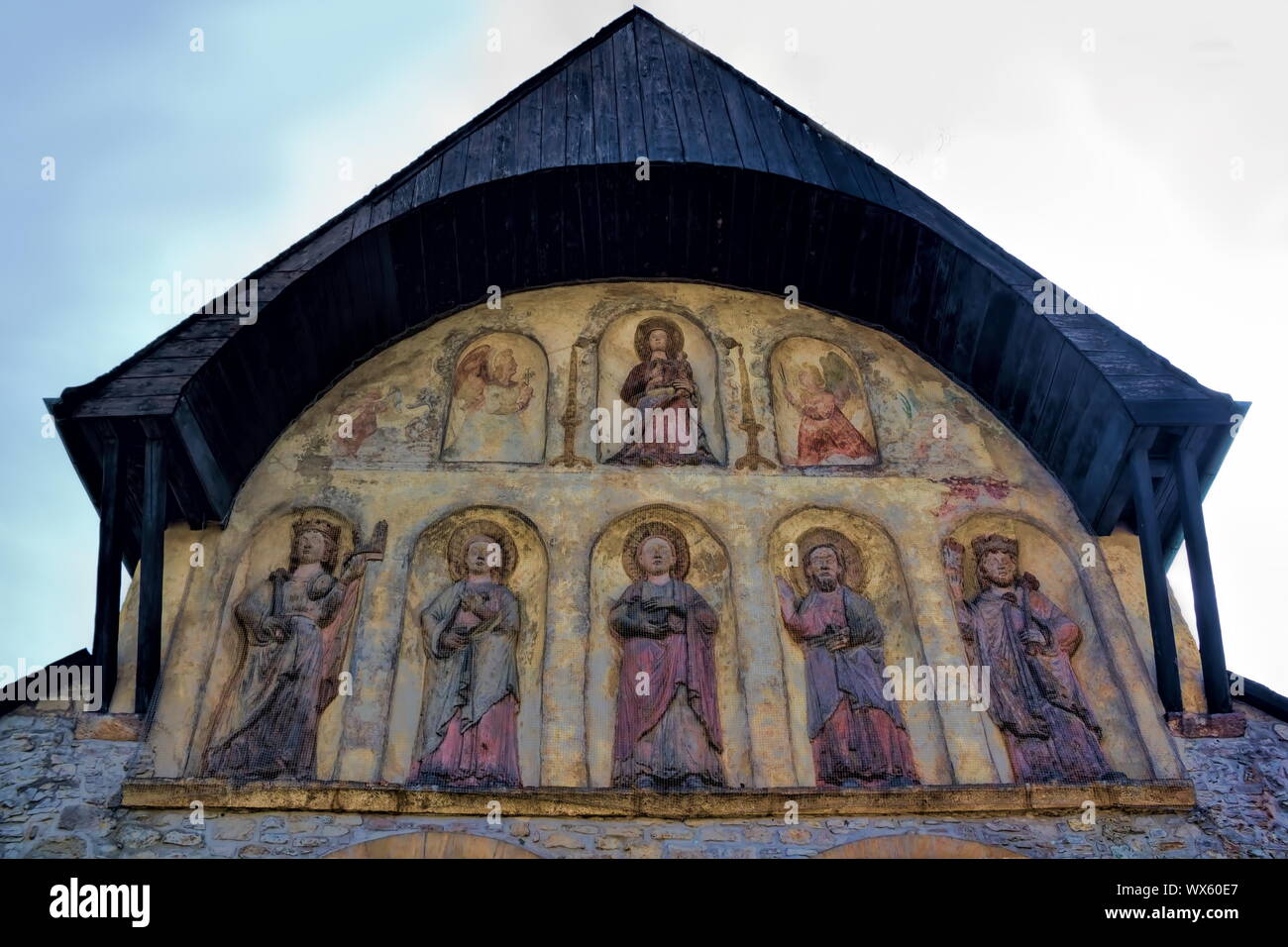 Goslar, Cattedrale di statue di vestibolo Foto Stock