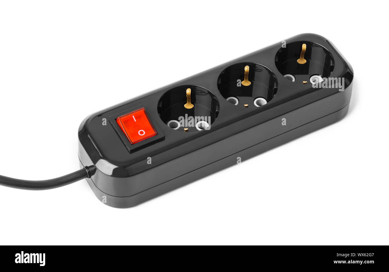 Elettrico di un cavo di prolunga Foto Stock