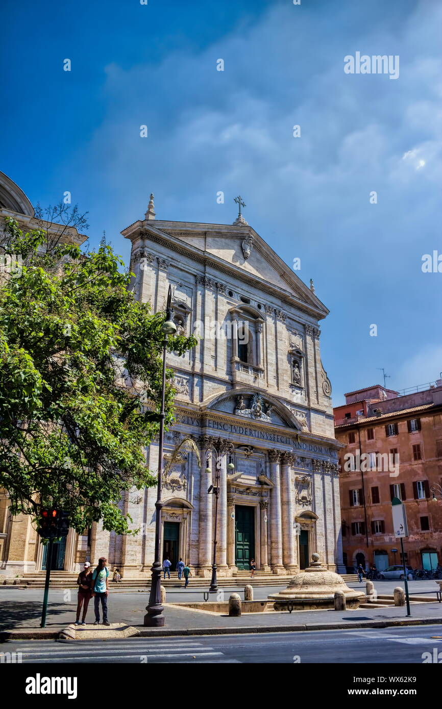 Roma, Santa Maria in Vallicella Foto Stock