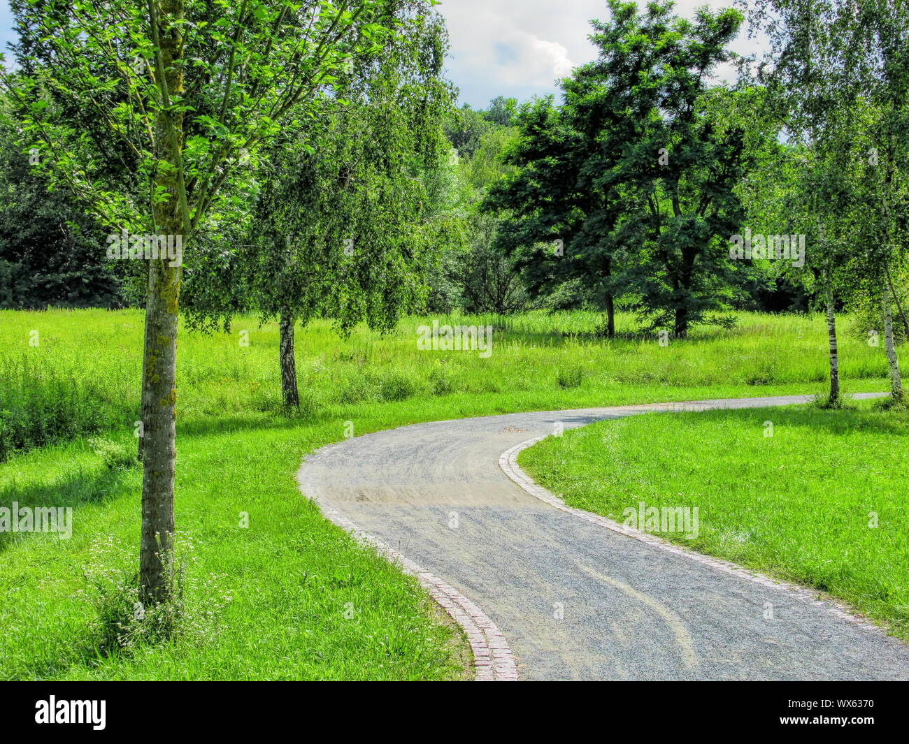 la strada Foto Stock