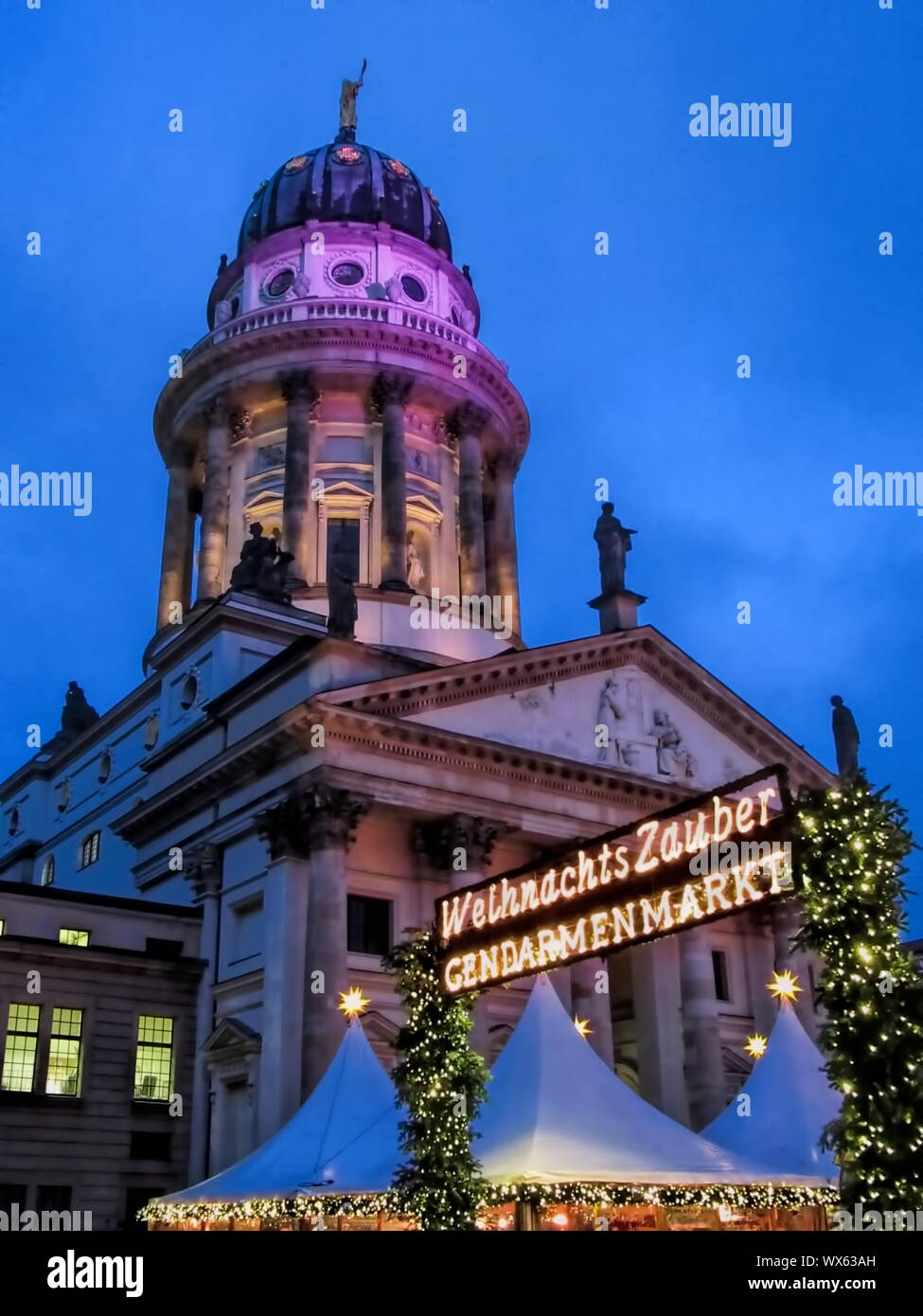 Gerndarmenmarkt, Natale Foto Stock