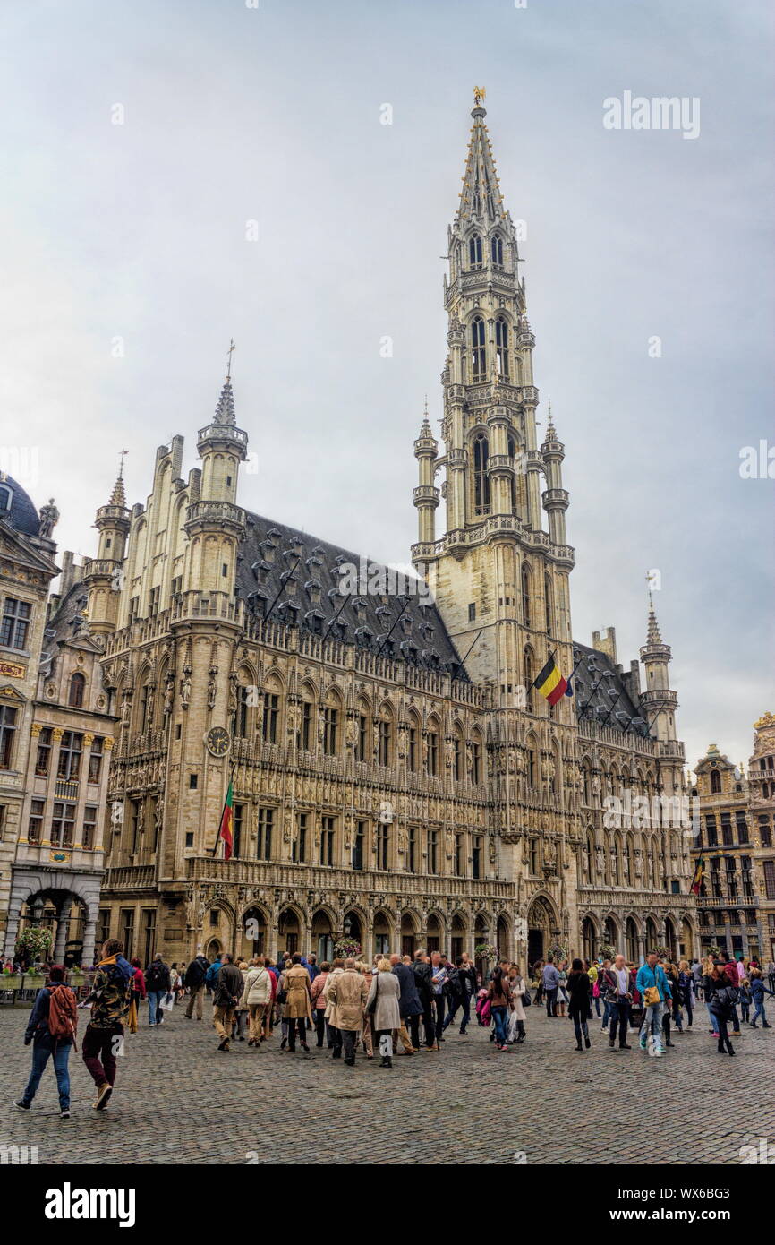 Brussels City Hall Foto Stock