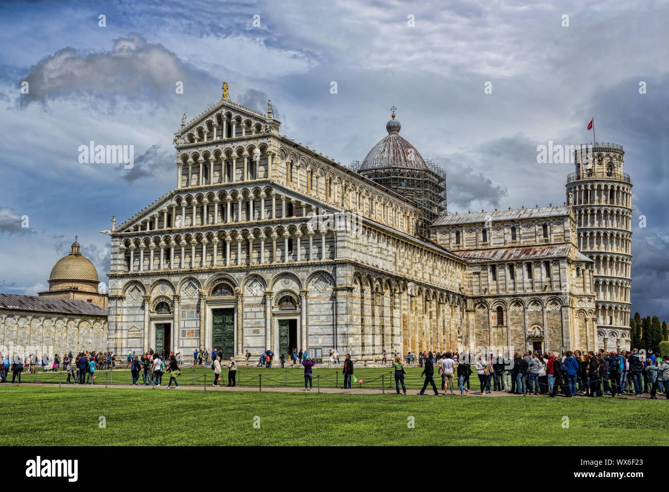 Pisa, Piazza dei Miracoli Foto Stock