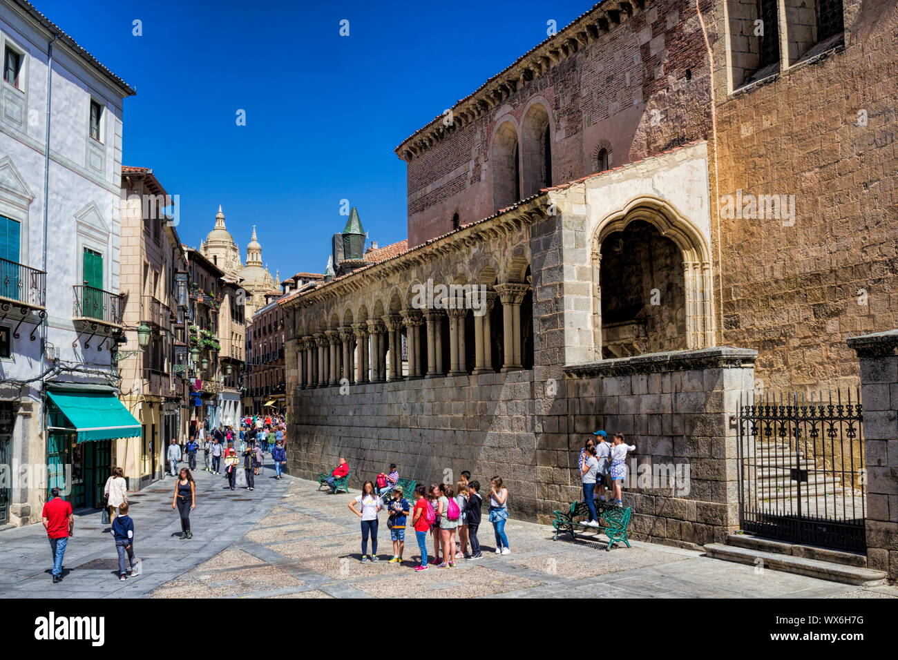 Segovia, San Martin Foto Stock