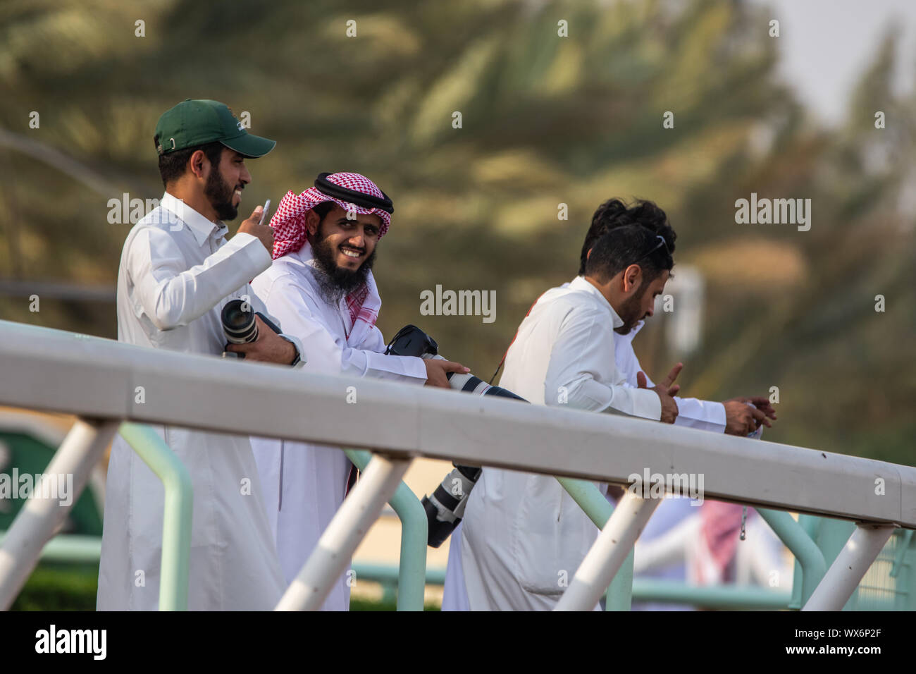 Corse di cavalli al King Khalid Racetrack, Taif, Arabia Saudita 28/06/2019 Foto Stock