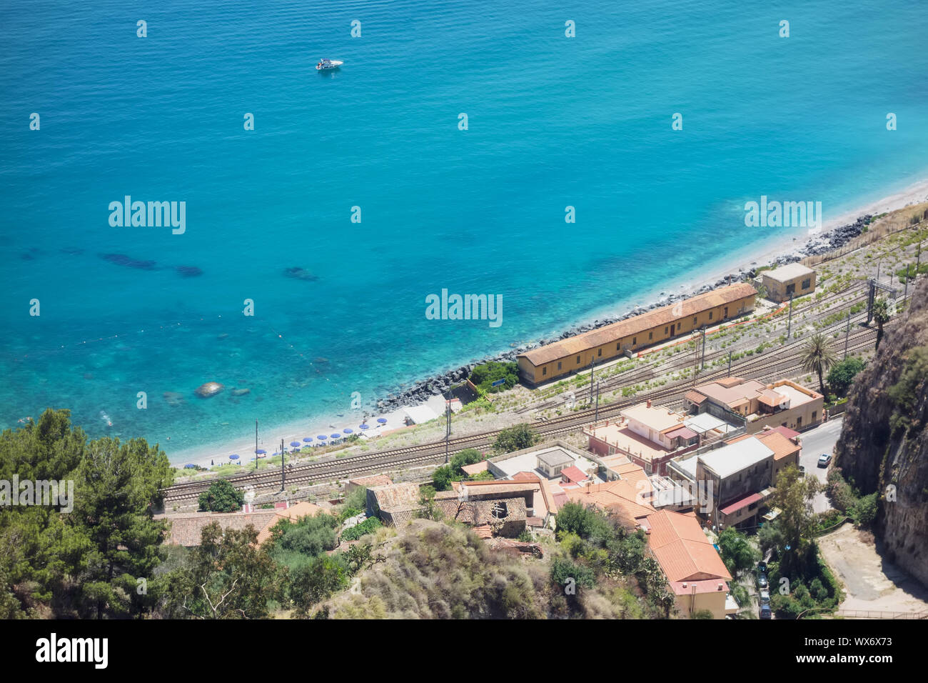 Oceano in Sicilia Italia Foto Stock