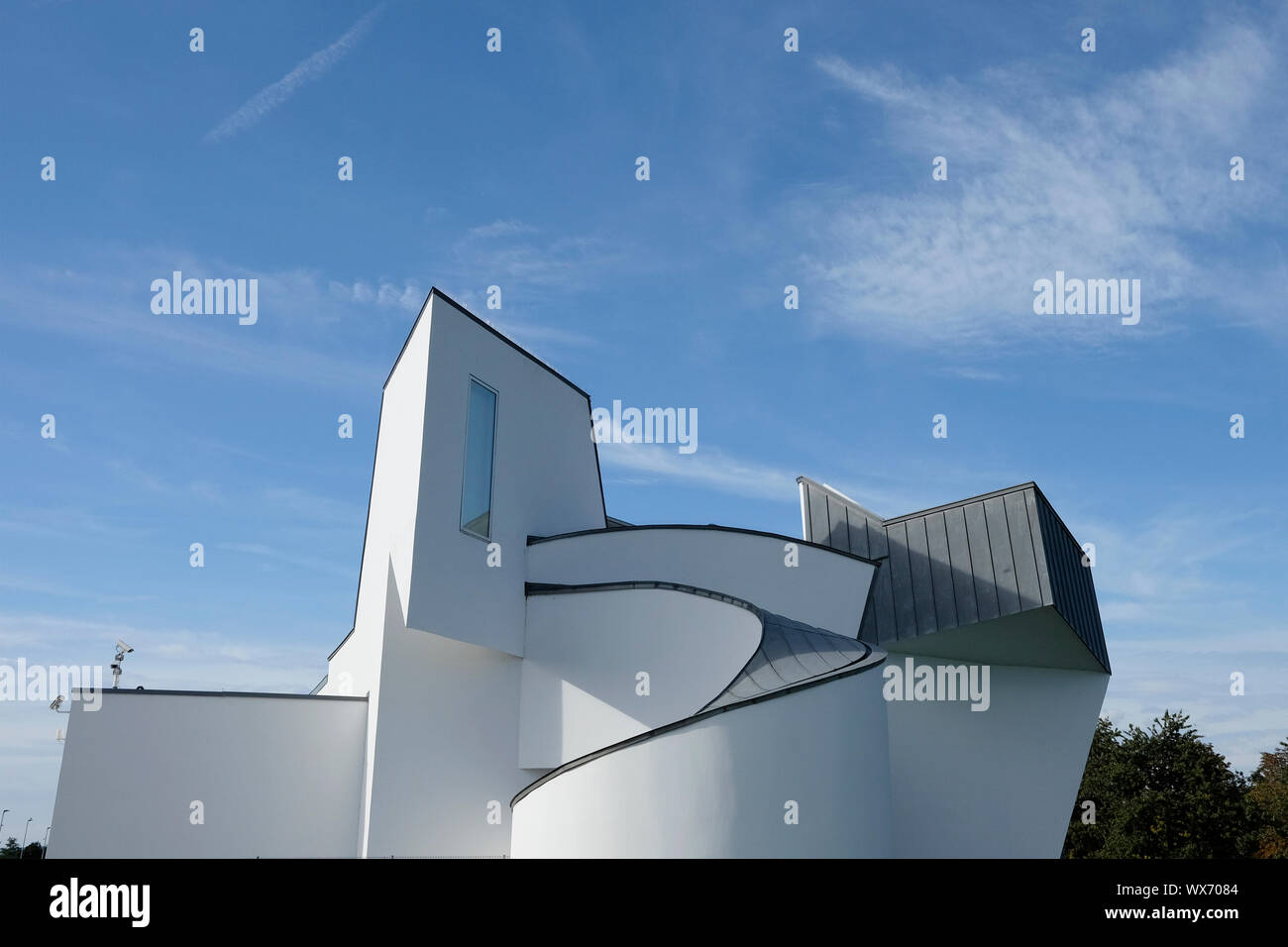 Una vista del Vitra Design Museum di Weil am Rhein, Germania Foto Stock