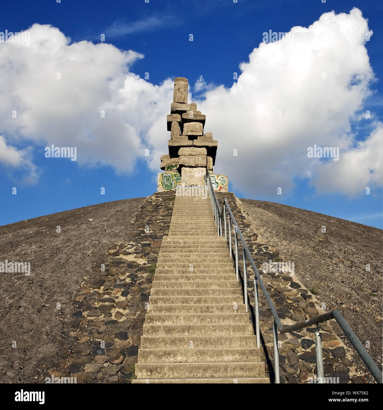 Le scale del cielo, bottino suggerimento Reno Elba, Gelsenkirchen, zona della Ruhr, Germania, Europa Foto Stock