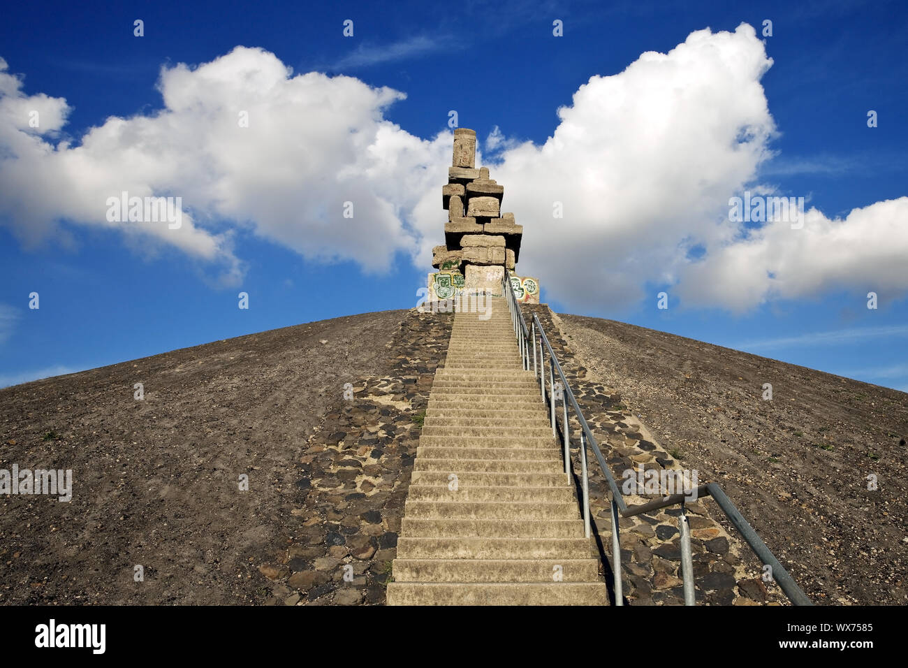 Le scale del cielo, bottino suggerimento Reno Elba, Gelsenkirchen, zona della Ruhr, Germania, Europa Foto Stock